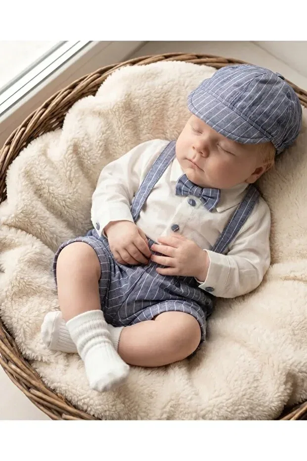 Детский комплект одежды для новорожденных хлопковый Moonstar, Navy Blue