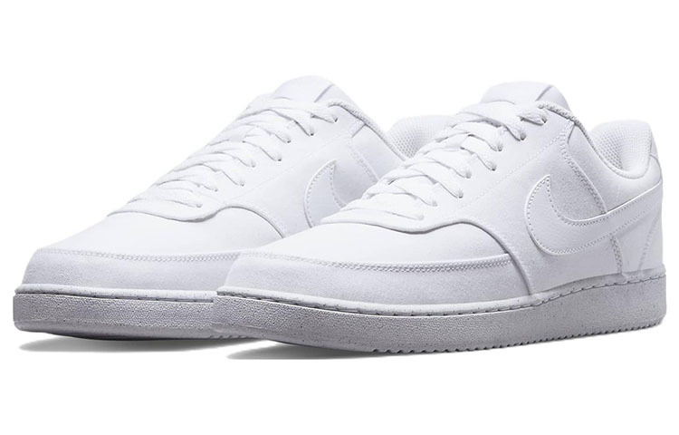 Кроссовки Nike Court Vision Low Canvas Next Nature 'Triple White', Белый — фото 3