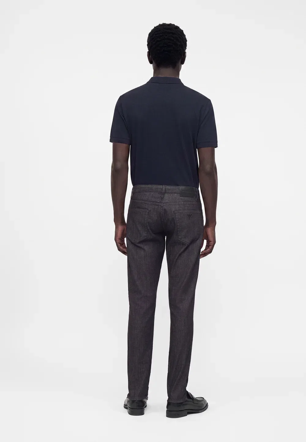 Джинсы зауженного кроя Emporio Armani, Black Denim — фото 3