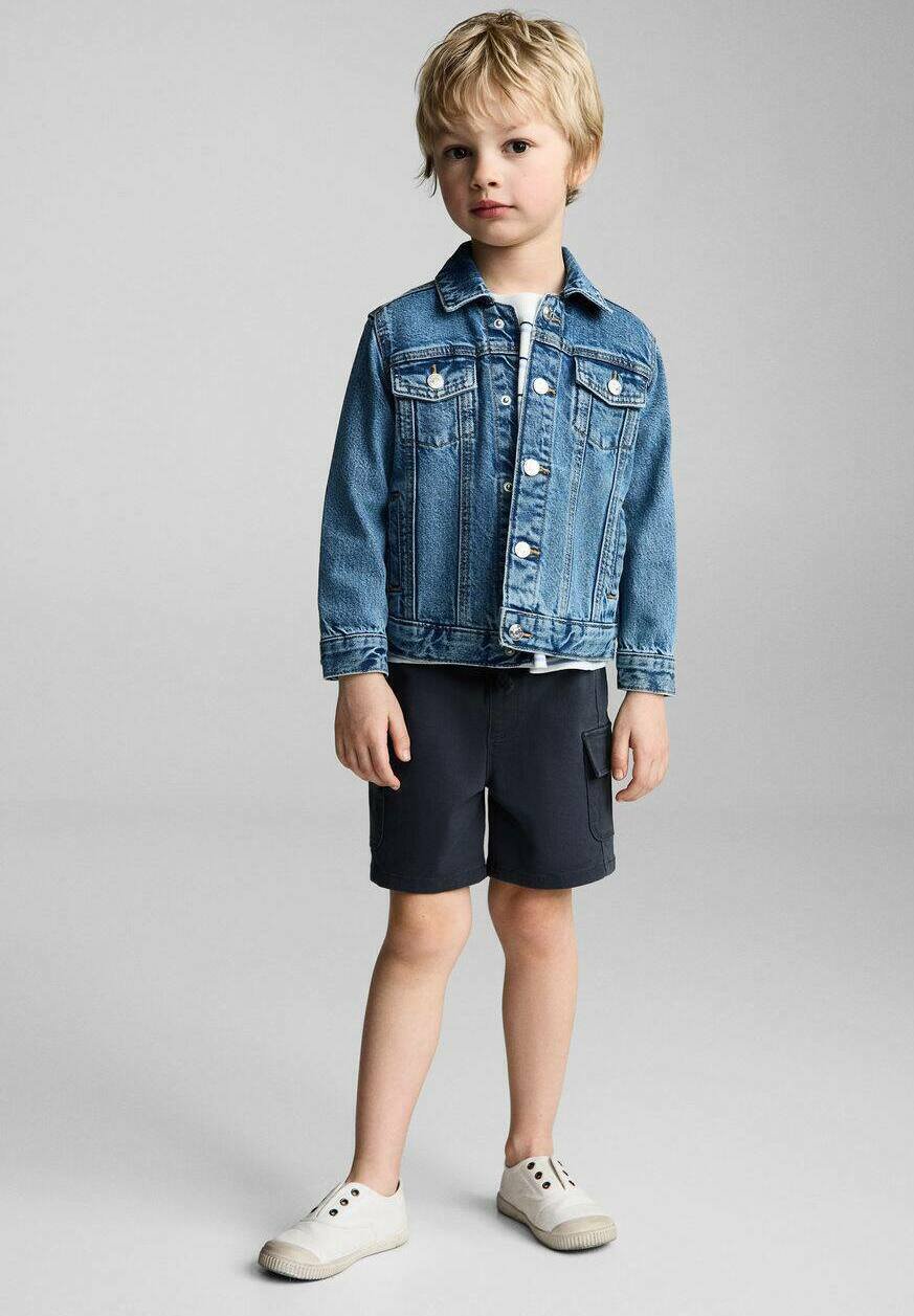 

Джинсовая куртка Mango Kids, синий