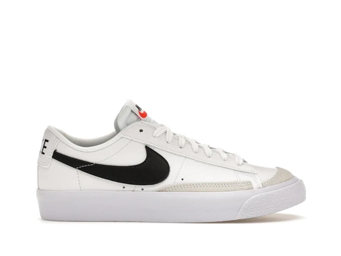 Детские кроссовки с низким профилем Nike Blazer Low 77 Vintage, White/Sail-Black