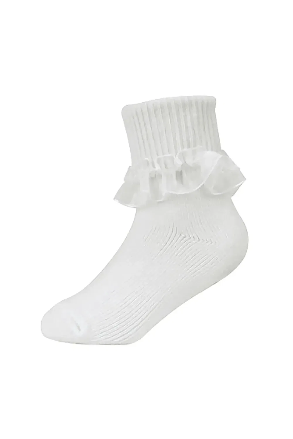 Набор из 6 пар мягких хлопковых носков с кружевом Sock Snob, White — фото 3