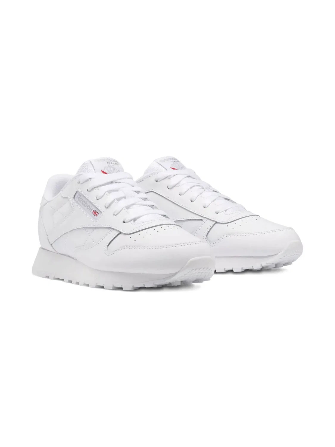 Кроссовки Classic Leather White Reebok Kids, белый