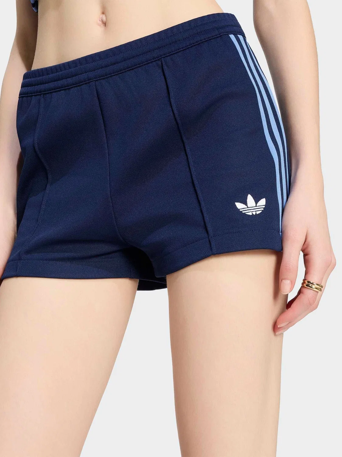 Шорты классические Adicolor Sport, синие, adidas Originals — фото 4