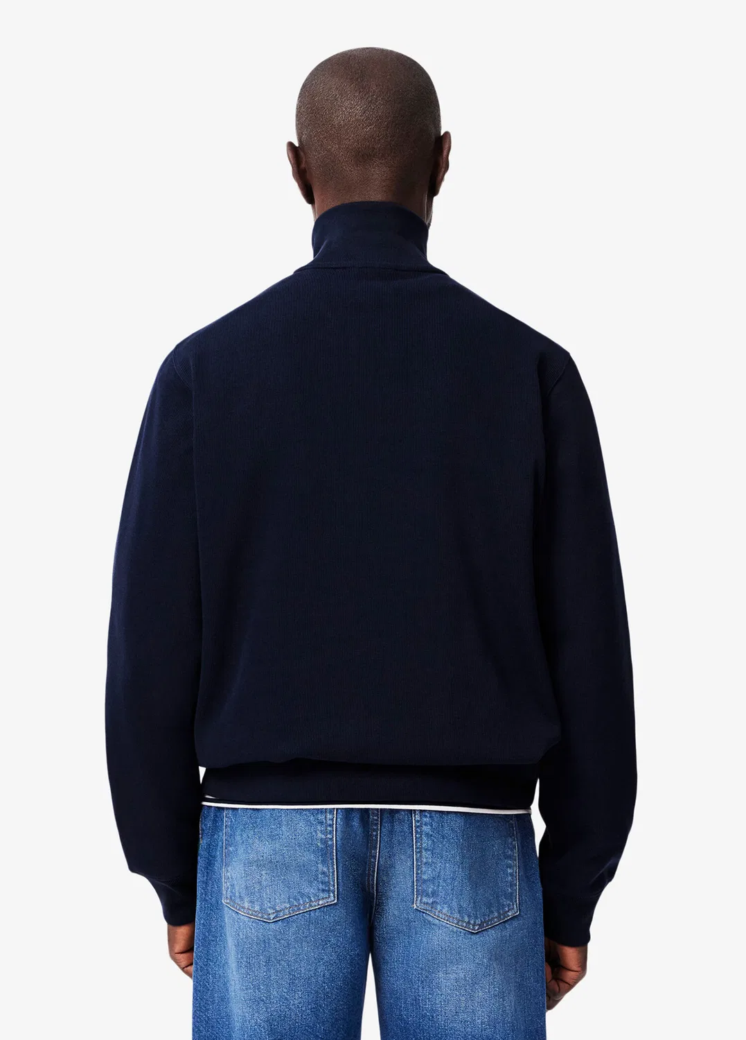 Свитшот Lacoste Classic Fit, Lacivert — фото 4