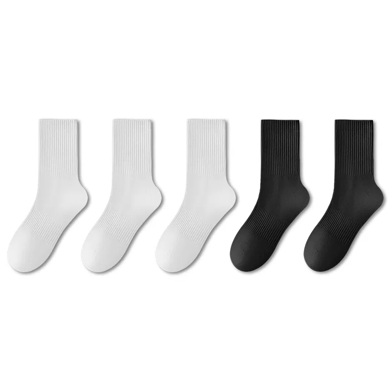 Детские носки хлопковые 5 пар MINISO, White, Black