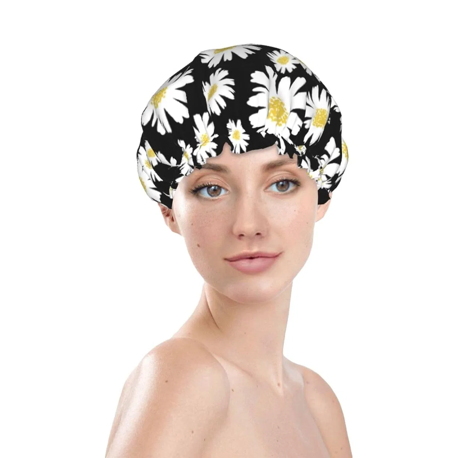Шапочка для душа Daisy Waterproof, Oudrspo, 27 см — фото 2