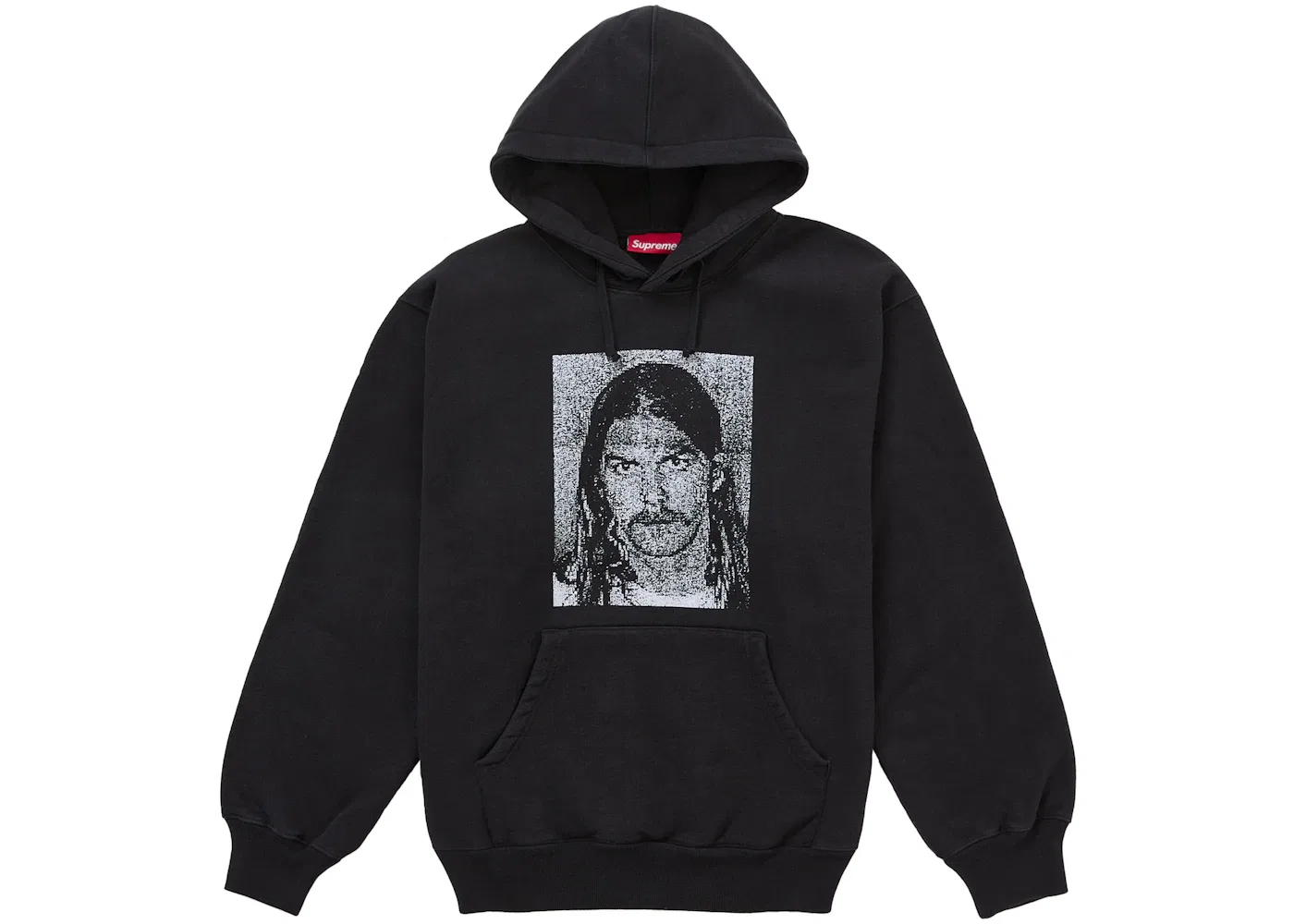 Мужская худи с капюшоном с принтом Dash Snow Supreme, Black