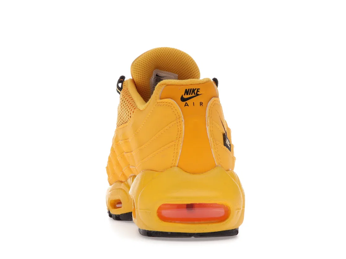 Детские кроссовки Lifestyle с принтом Nike Air Max 95 Nike, Yellow Yellow Black — фото 4