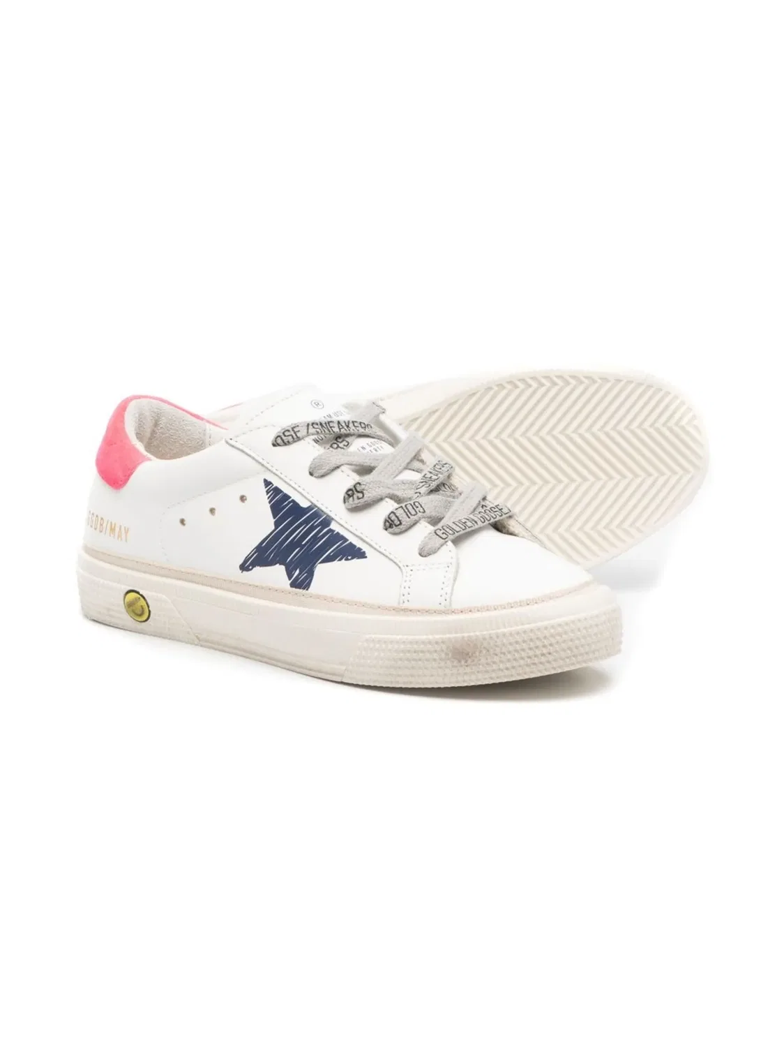 Golden Goose Низкие кеды May белые — фото 2