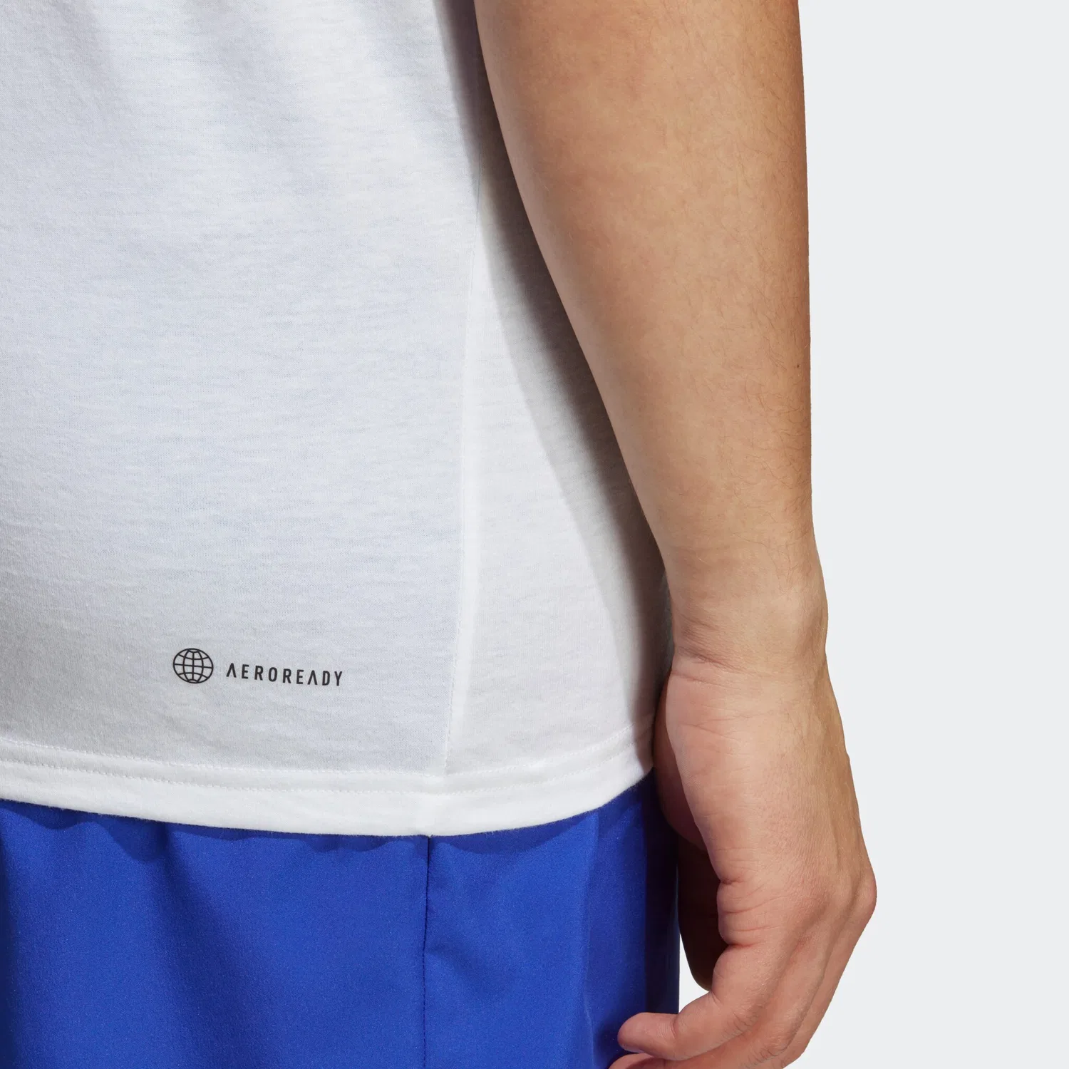 Мужская футболка свободного кроя Adidas Performance, White/Black — фото 4