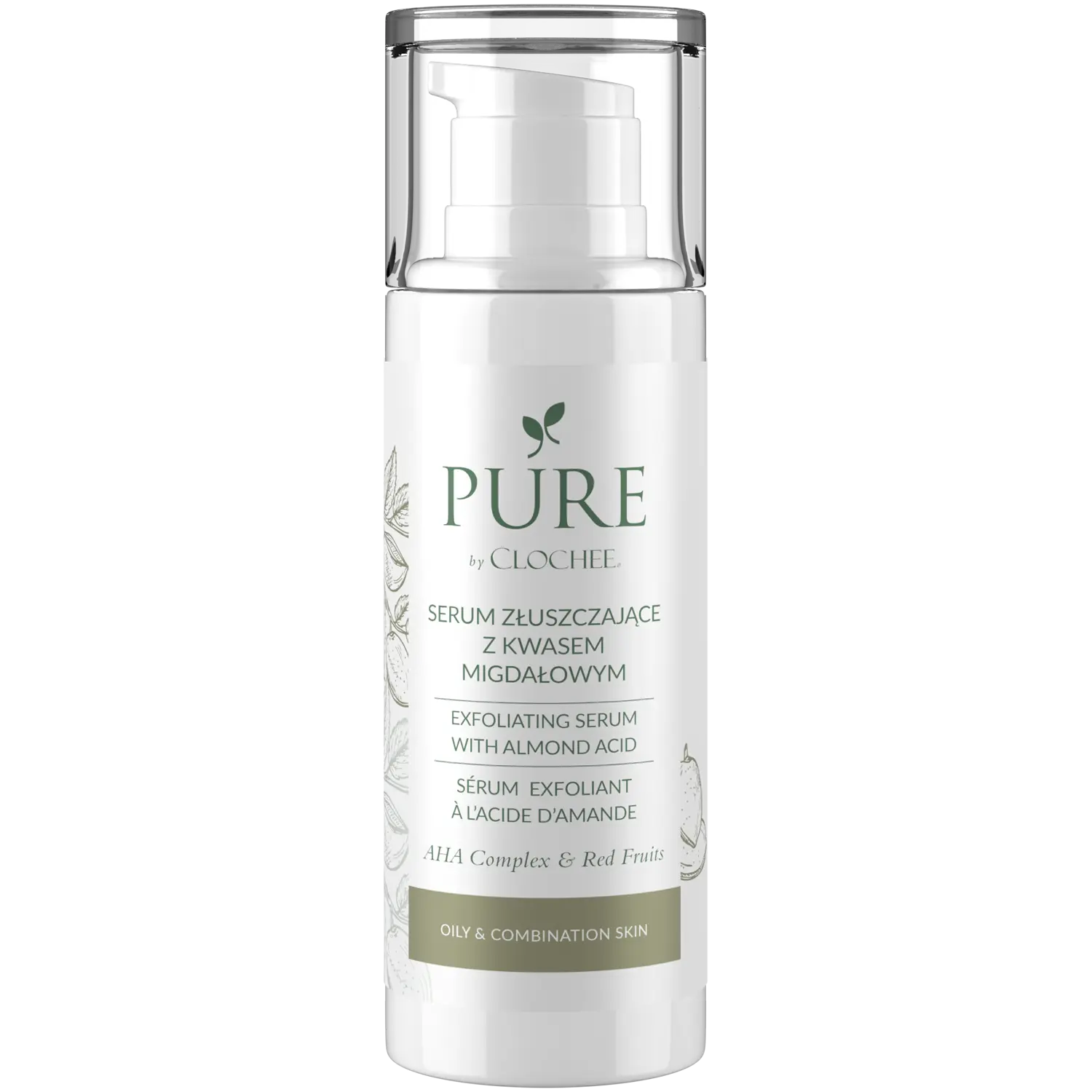 

Pure By Clochee отшелушивающая сыворотка для лица с миндальной кислотой, 30 мл