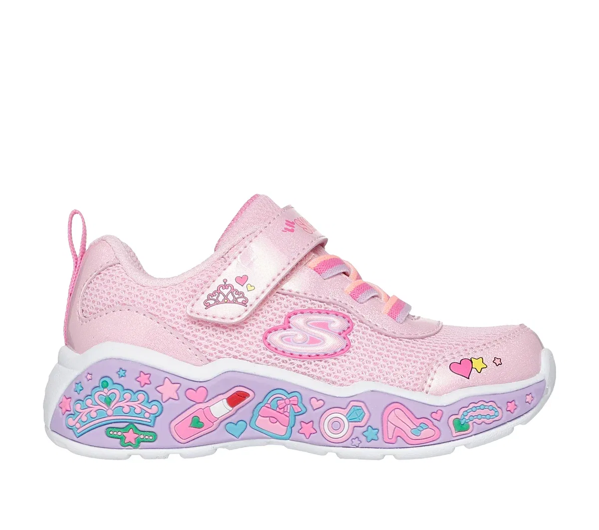 Детские кроссовки Play Scene - Fun Squad Skechers, светло-розовый