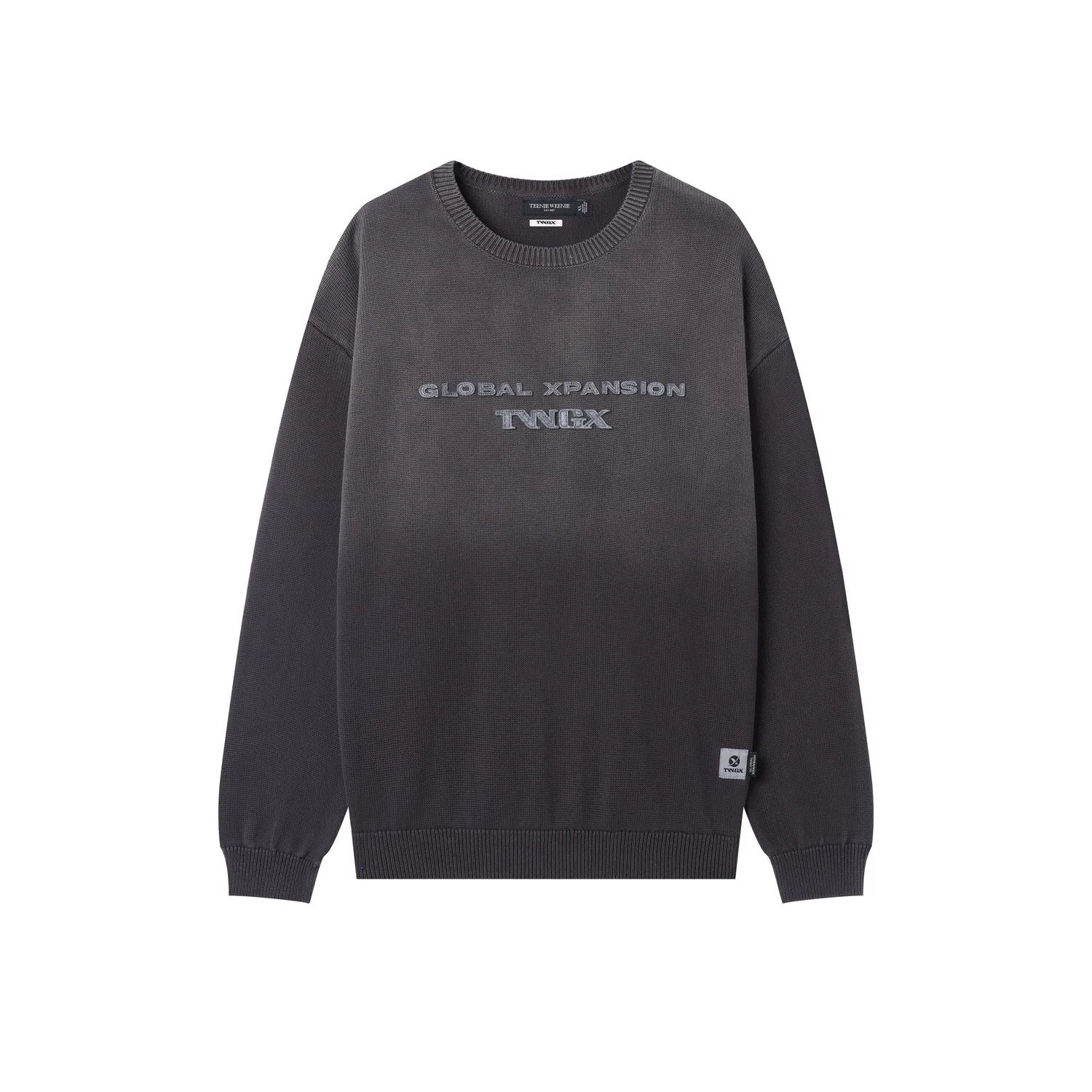 Детский свитер с принтом Evergreen Collection Teenie Weenie Men, Dark Gray
