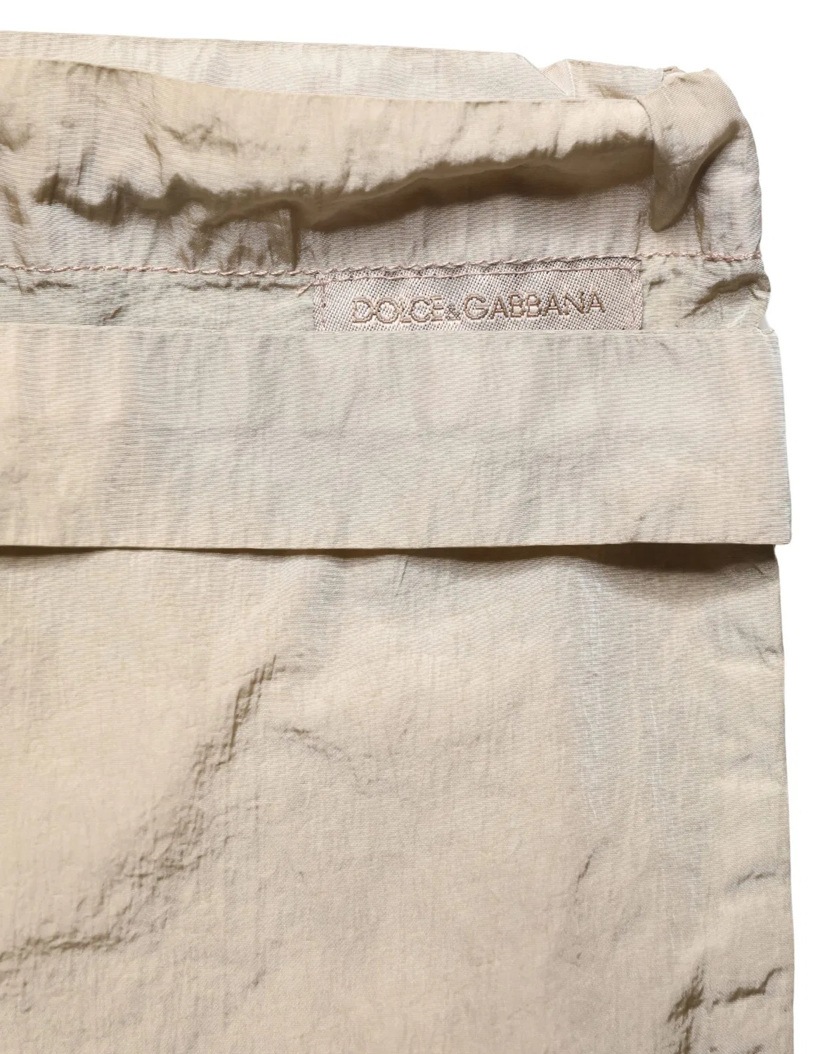 Мужские плавки-шорты с эластичным поясом Swim Shorts Dolce & Gabbana, Brown — фото 2