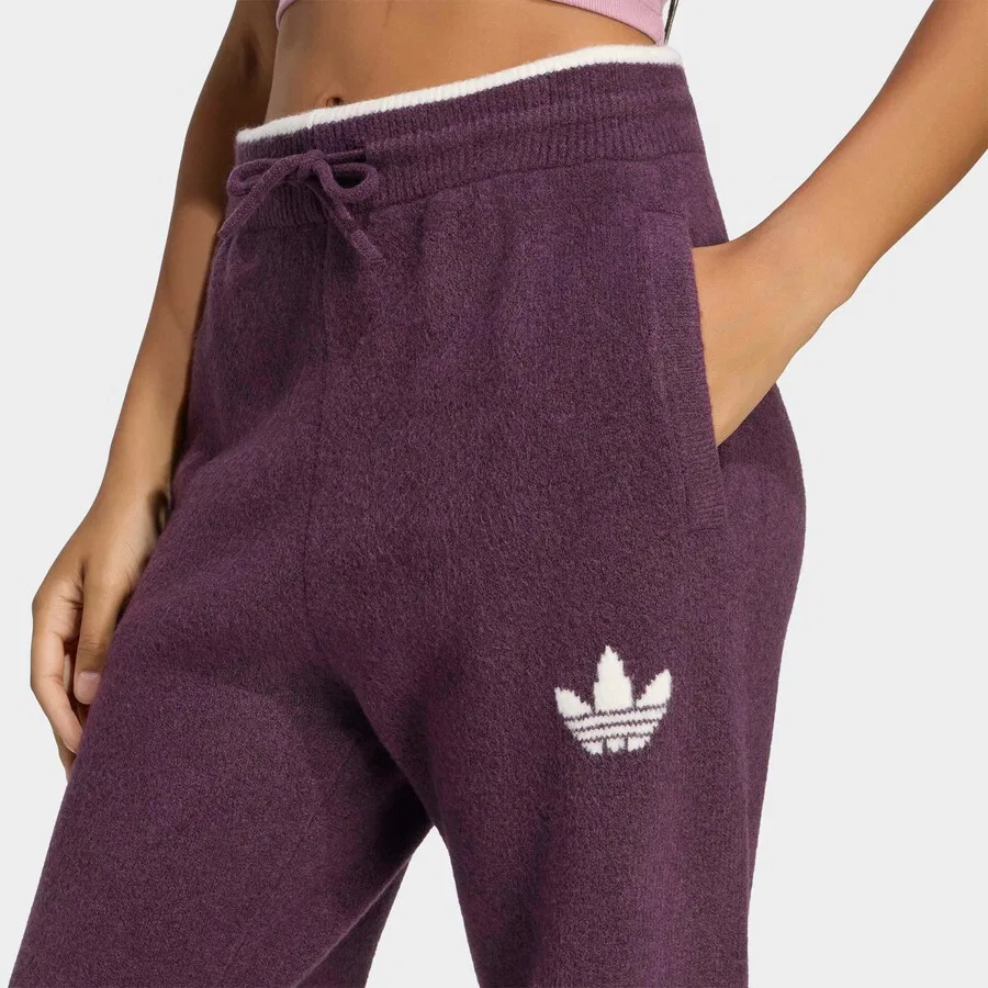 Пижамные штаны ADIDAS ORIGINALS фиолетового цвета — фото 4