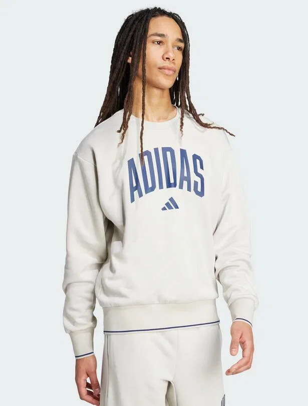 Мужской свитшот Adidas JM1732, Beige — фото 3
