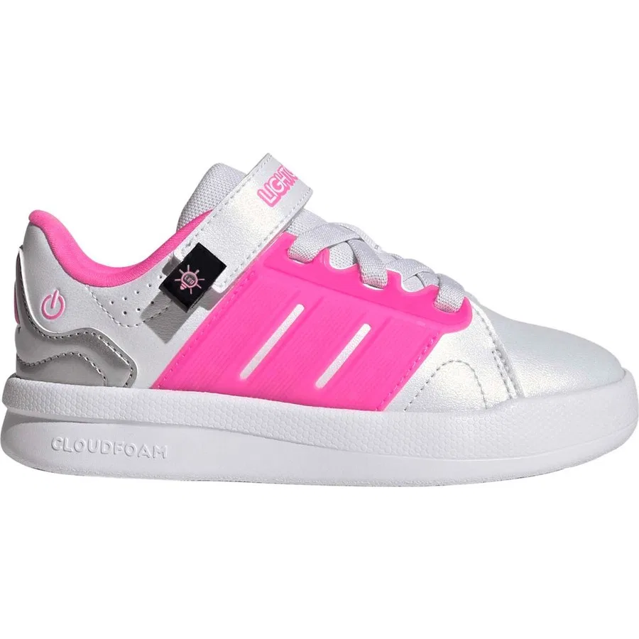 Детские кроссовки с подсветкой Lightorama Court adidas, Белый