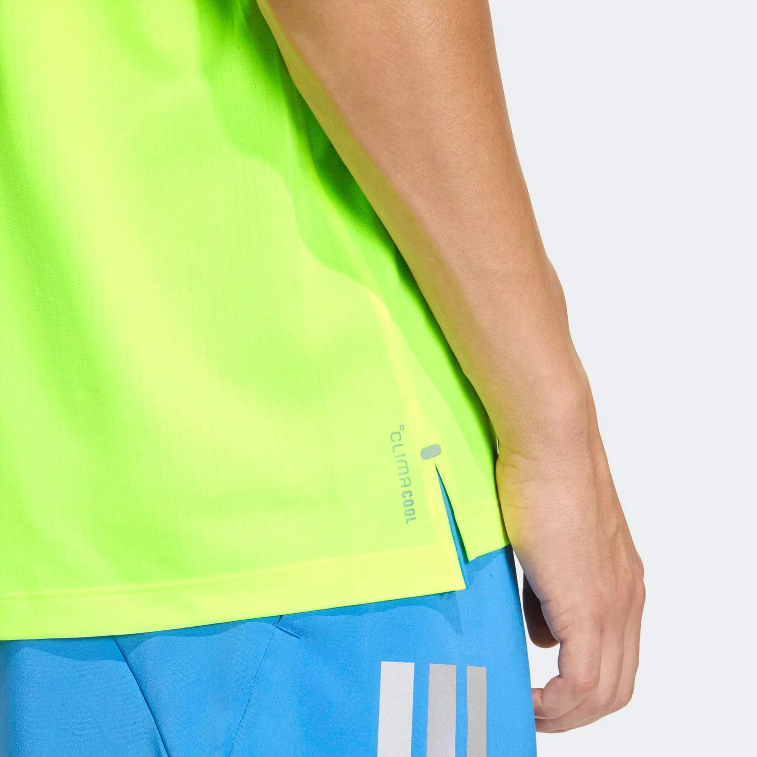 Мужская футболка с технологией Climacool Adidas Performance, Solar Yellow — фото 3
