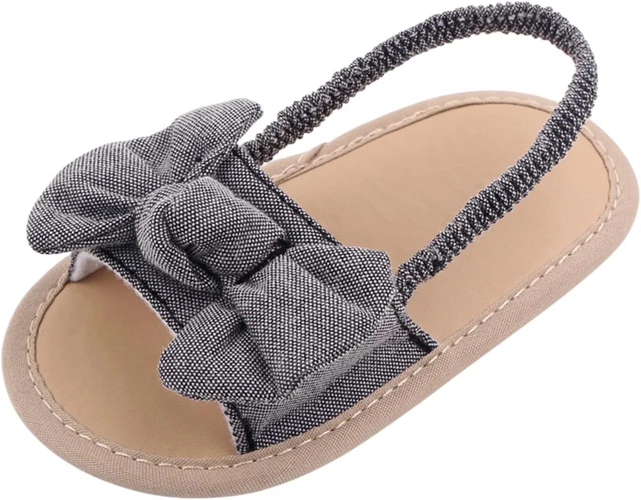 Детские сандалии для девочек с принтом Barefoot 0-18M, Grey