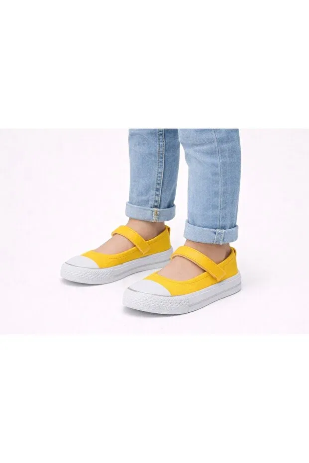 Детские кроссовки для девочек с липучкой Weekjack, Yellow