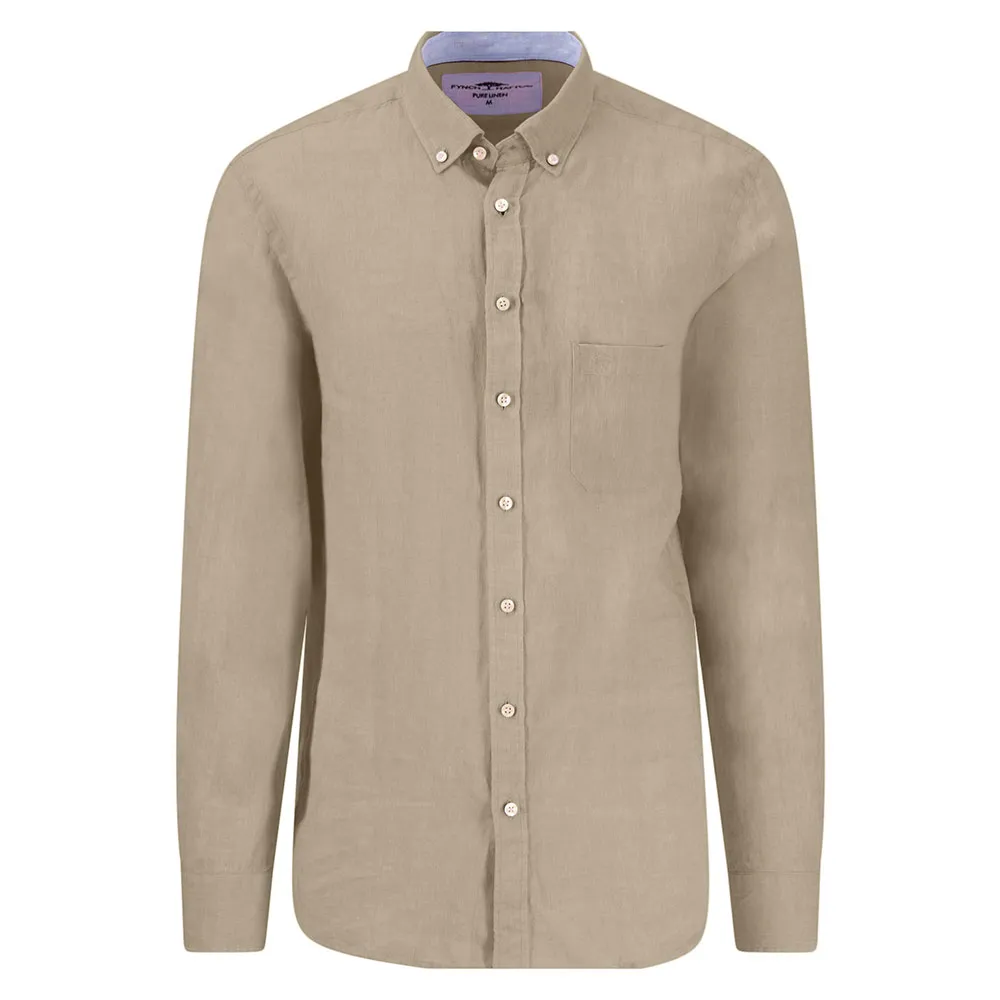 

Рубашка Fynch Hatton 15136000 Premium Linen, бежевый