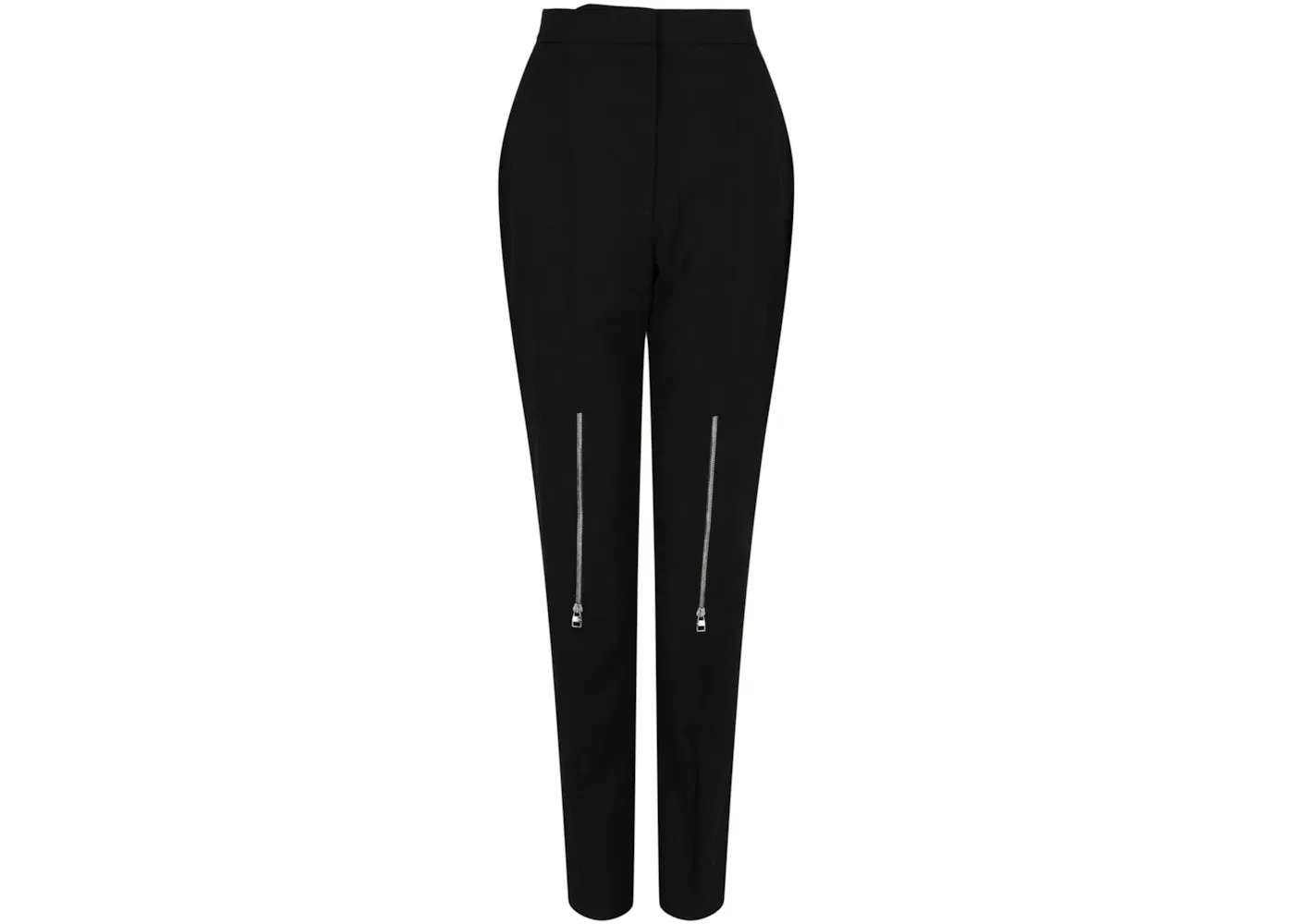 Женские брюки с застежкой-молнией Alexander McQueen, Black