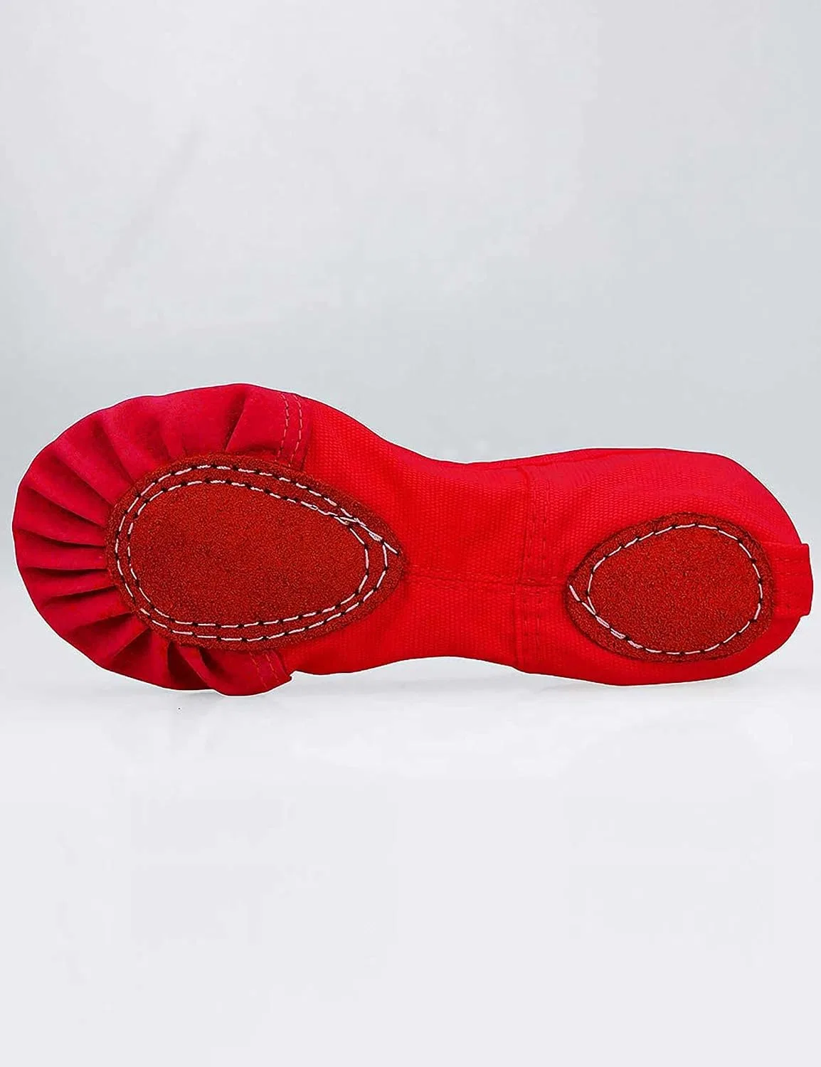 Детские балетки с мягкой подошвой Daydance Ballet Slippers, Red — фото 3