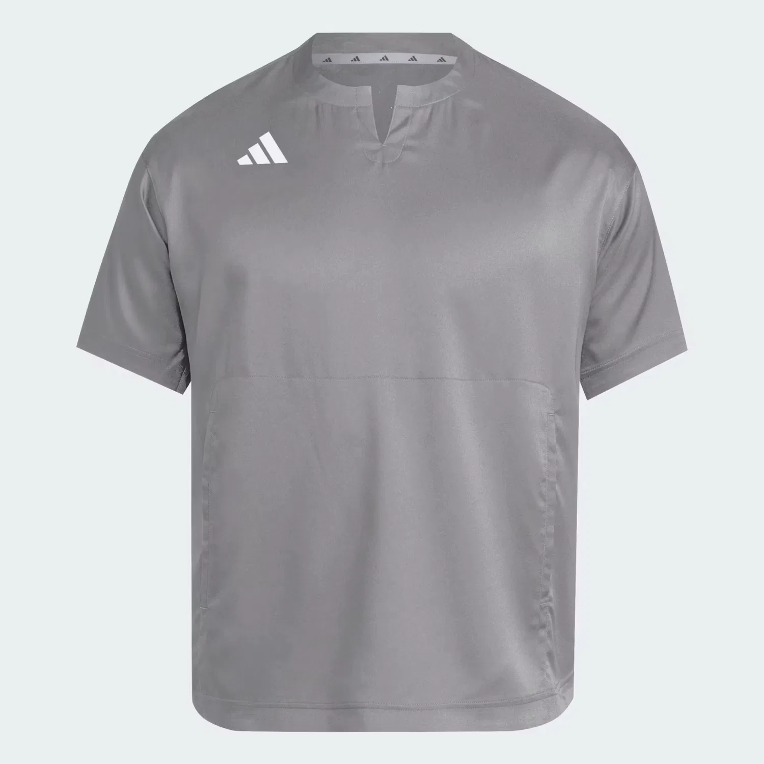 Легкая куртка с кенгуру-карманом Adizero NWV Cage Jacket Adidas Performance, серый — фото 3