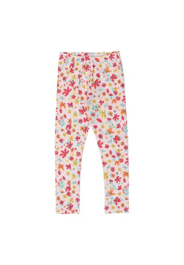 Леггинсы с цветочным принтом Flower garden Walkiddy, pink, розовый