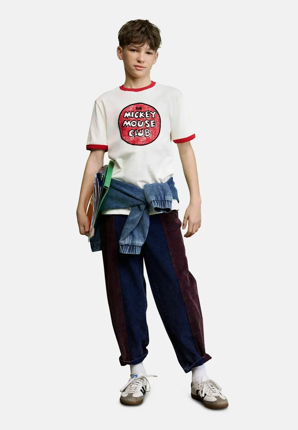Футболка в стиле ретро с Микки Маусом - футболка с принтом Desigual, White