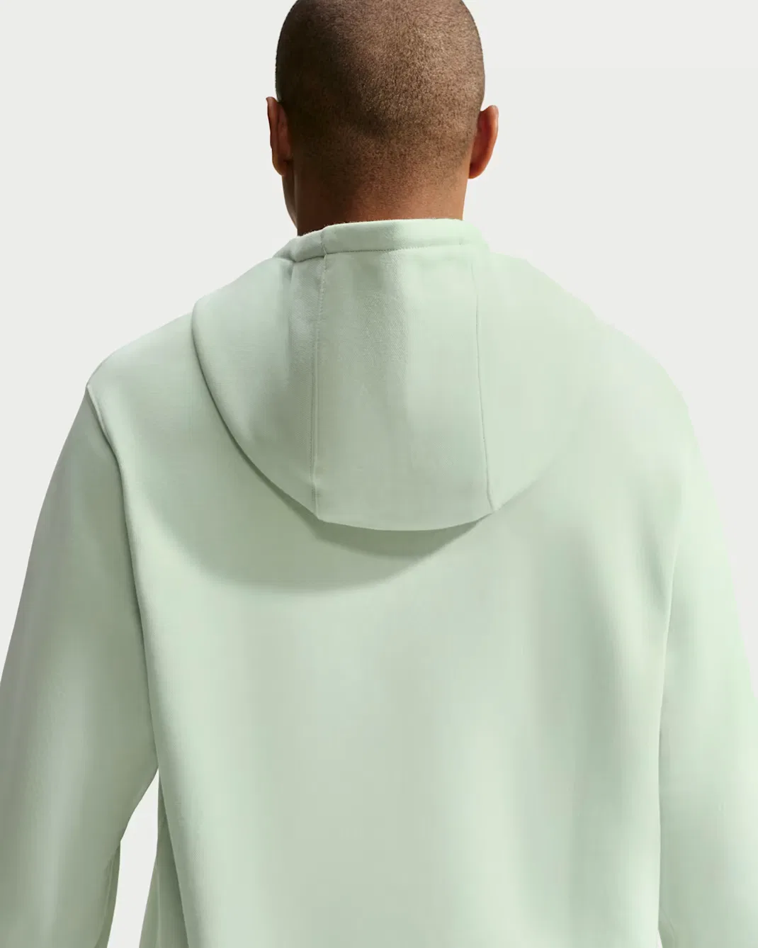 Мужская флисовая толстовка с капюшоном Nike Club, Jade Aura/Jade Aura/White — фото 2