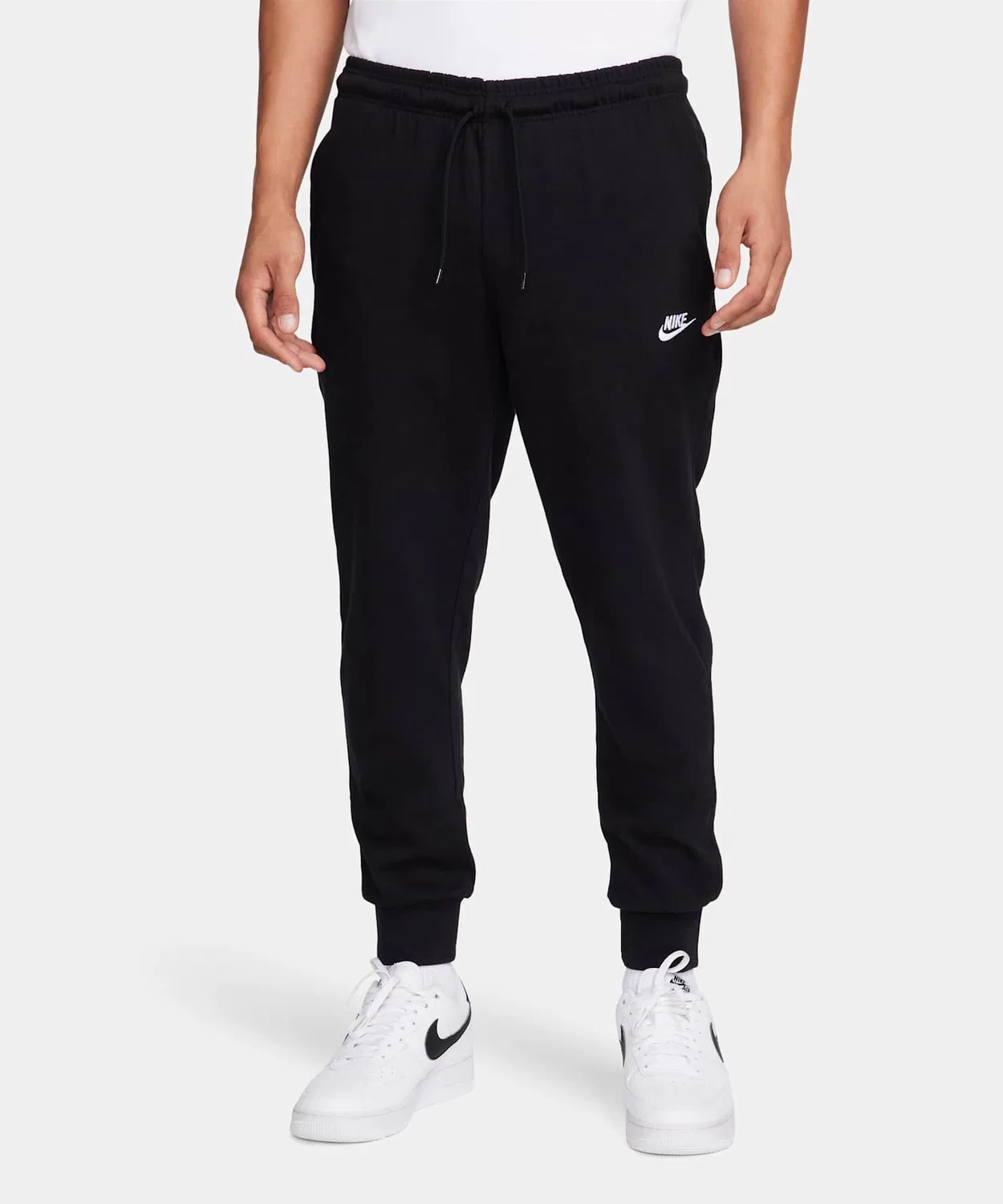 Мужские джоггеры из трикотажа с утягивающим поясом Nike Club FQ4331-010, Black