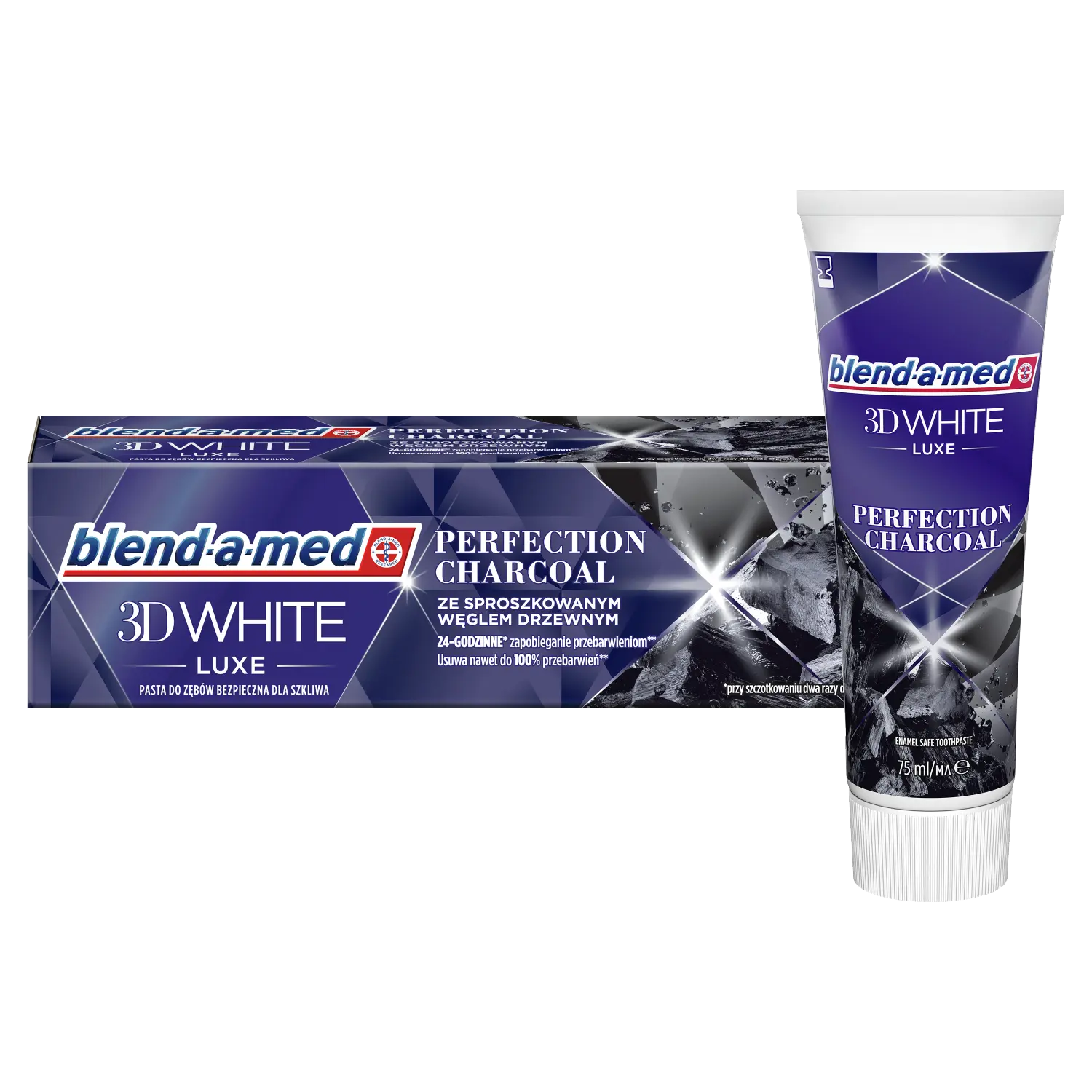 

Blend-A-Med Luxe Charcoal зубная паста с углем, 75 мл
