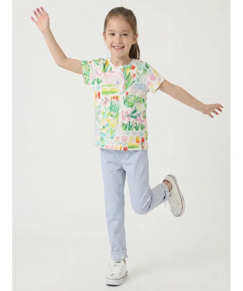 Детские брюки-чинос из стрейч-ткани с утягивающим эффектом Slim Fit hakka kids, Серый