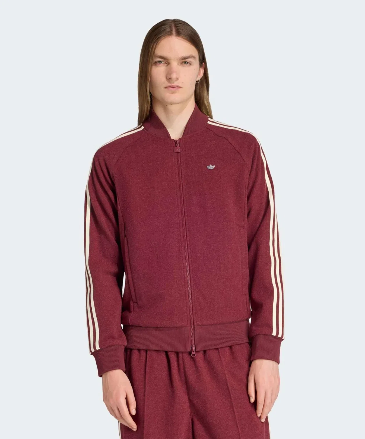 Мужской/Женский Трек-топ с длинным рукавомAdidas Originals, Red