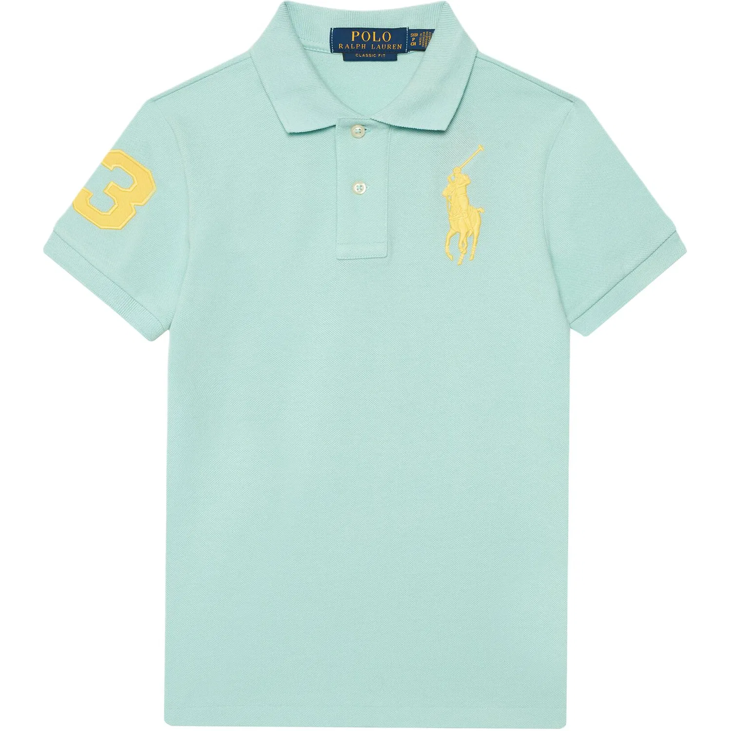 Детская футболка-поло с принтом Big Pony Regular Polo Ralph Lauren, Green