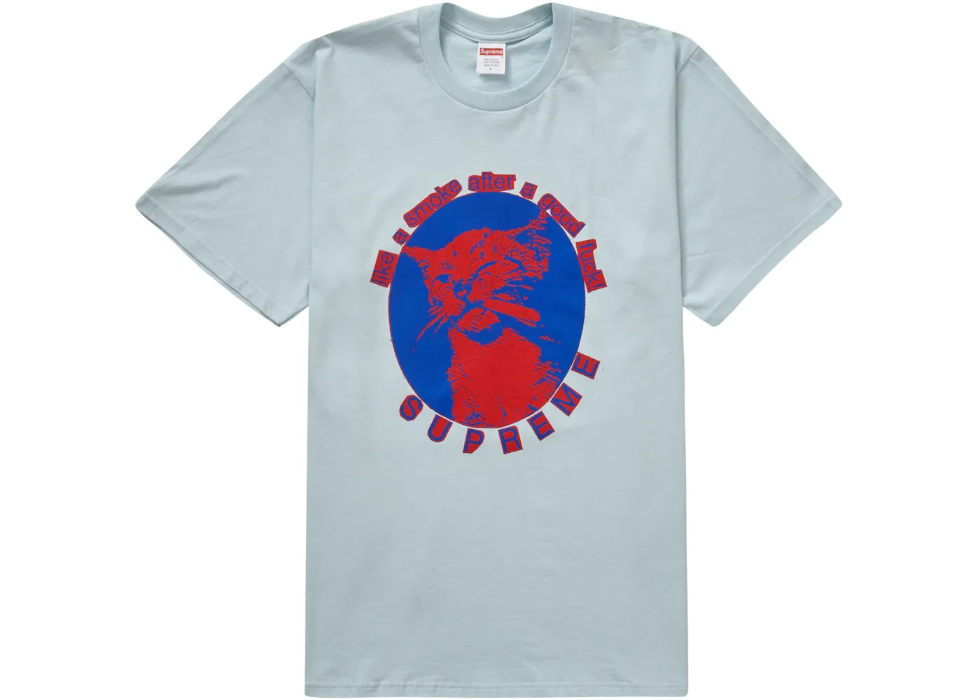 Мужская футболка с принтом Supreme Tee (SS23), Pale Blue