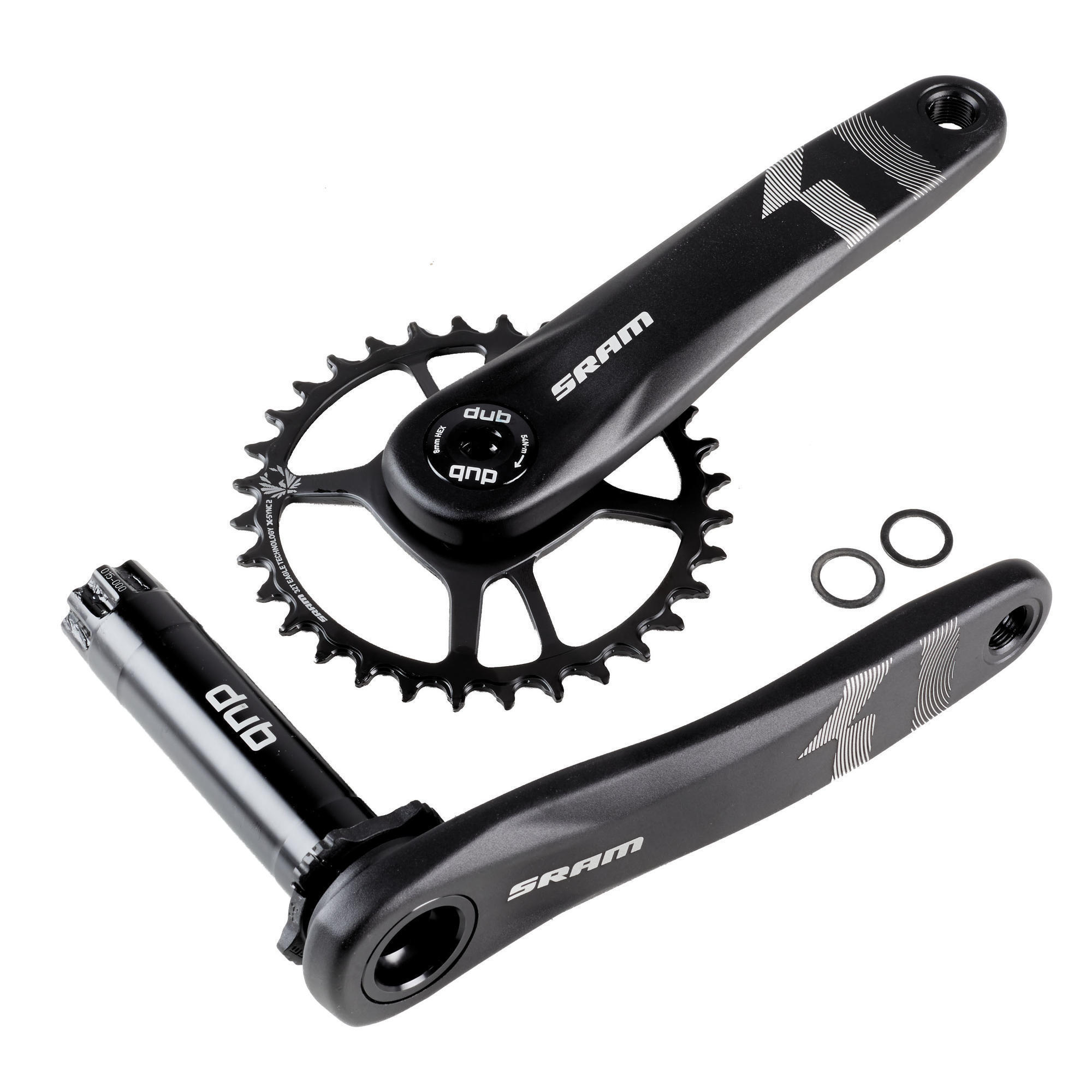 Система шатунов MTB SRAM X1 DUB™ 32 зуба 175 мм - фото