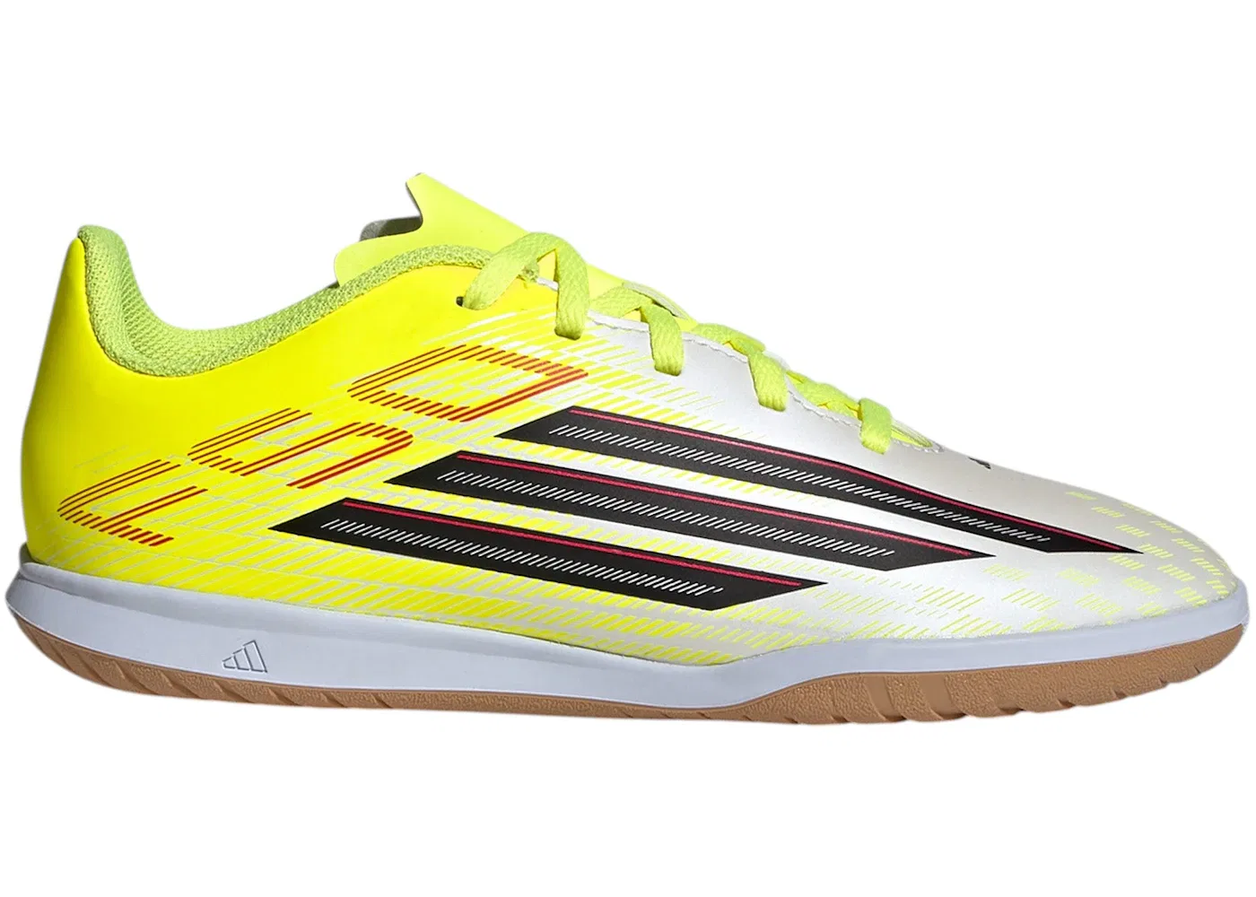 Детские кроссовки для индор футбола F50 Club Indoor Adidas, Team Solar Yellow 2/Core Black/Lucid Red