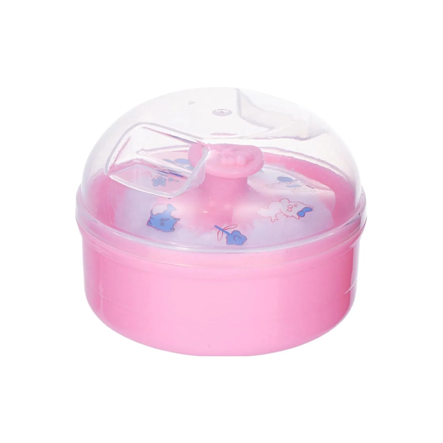Пуховка для тела, Generic, 1 шт, 9x9x6.3 см, Pink