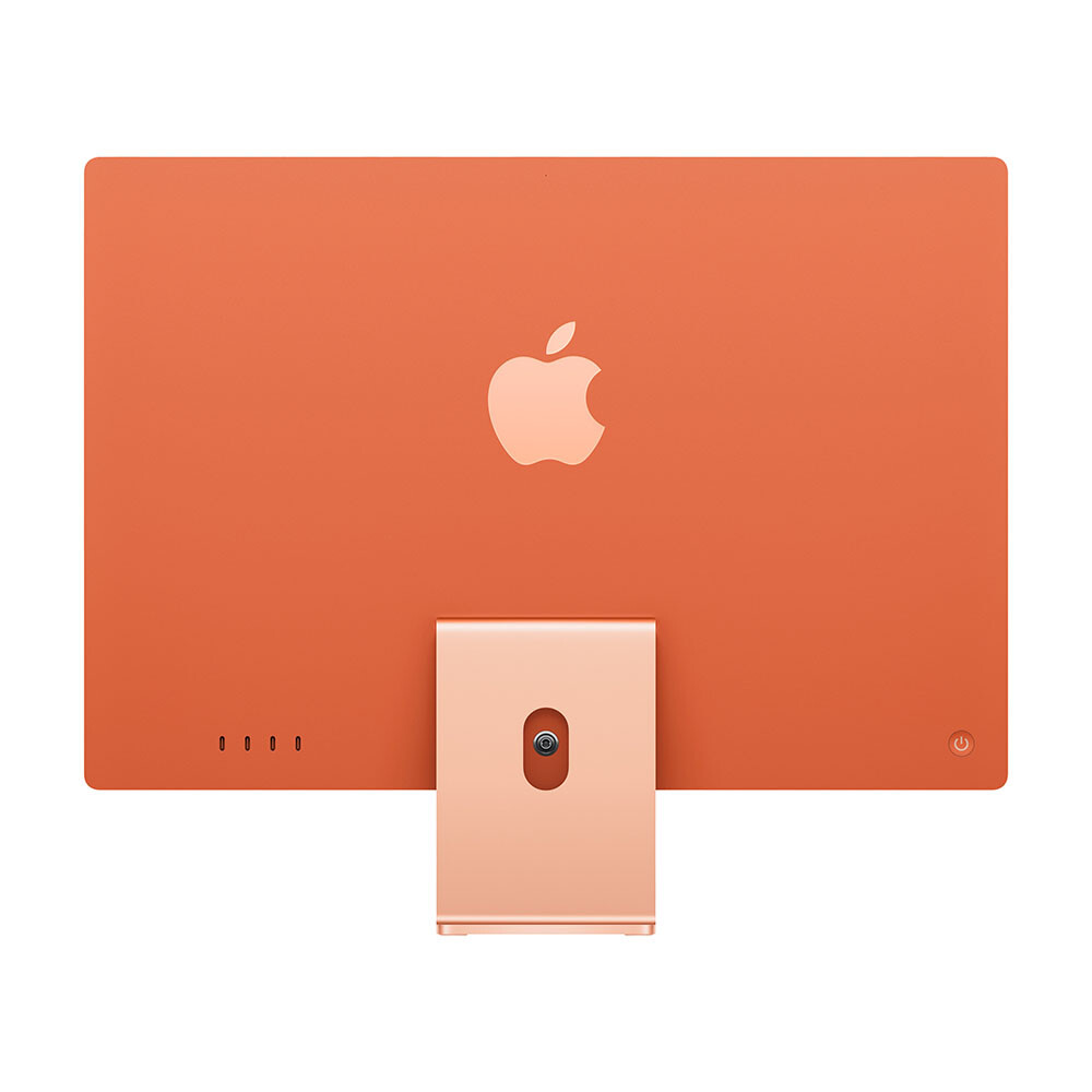 Моноблок Apple iMac 24'' М4 (2024), 10 CPU/10 GPU, 16 ГБ/256 ГБ, Standard glass, Orange, английская клавиатура — фото 2