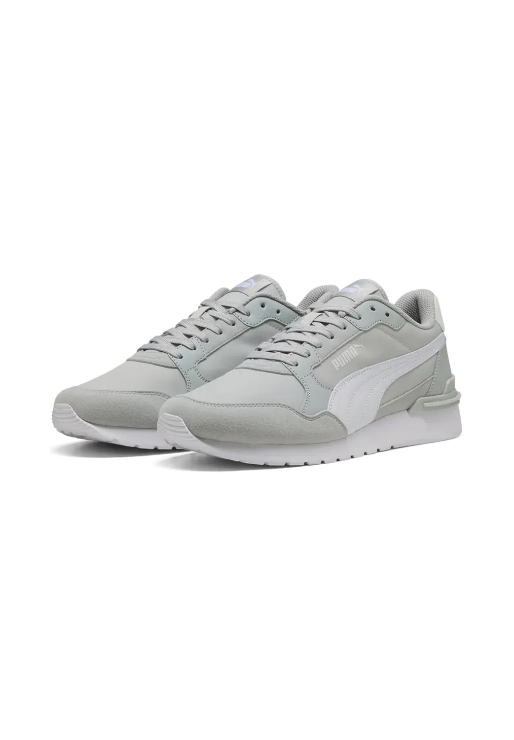 Детские кроссовки с легендарным дизайном PUMA St Runner V2 Nl PUMA, V4 Cool Light Gray White — фото 2