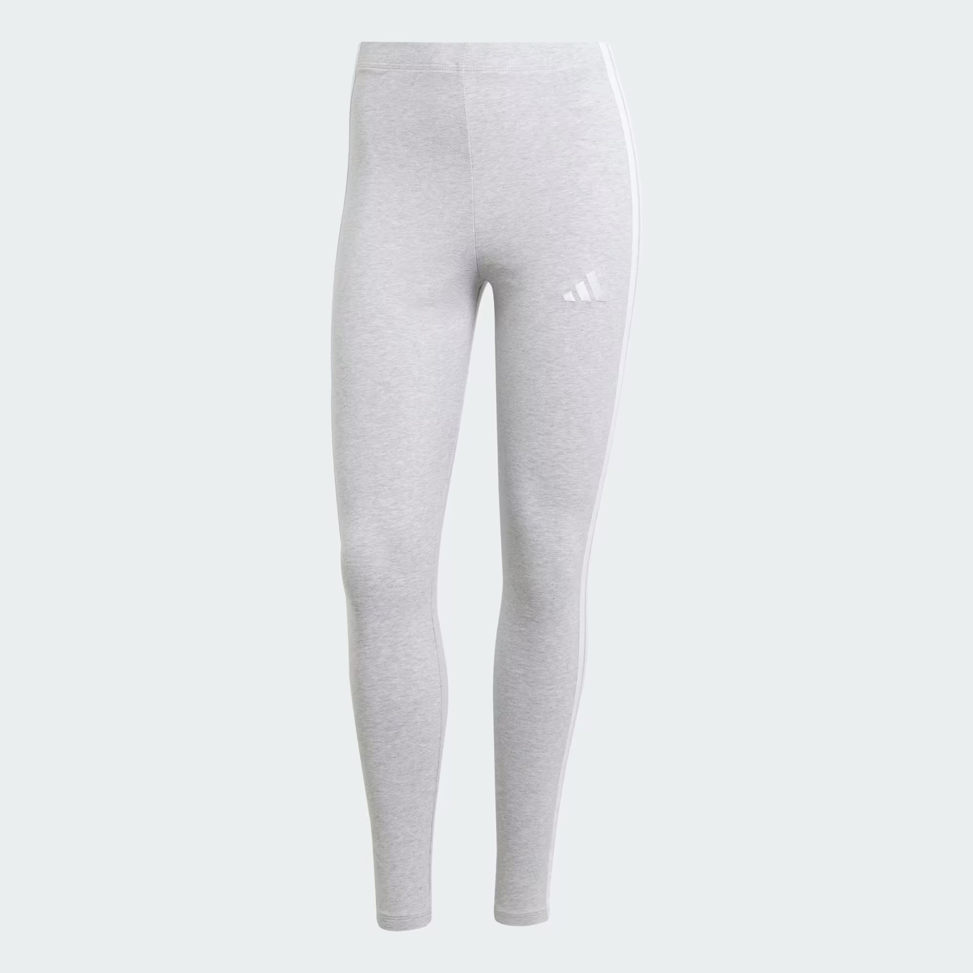 

Леггинсы Adidas Essentials 3-Stripes, серый/белый