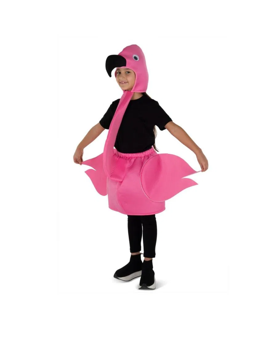 Костюм фламинго для детей, с головой и юбкой Dress Up America, Pink