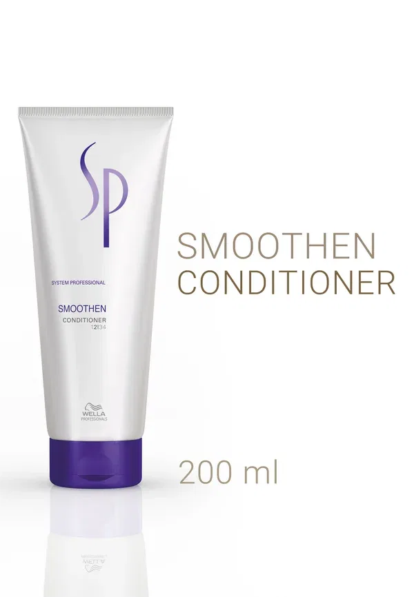 Кондиционер для волос с кремовой текстурой Wella Sp smoothen conditioner, 200 мл — фото 2