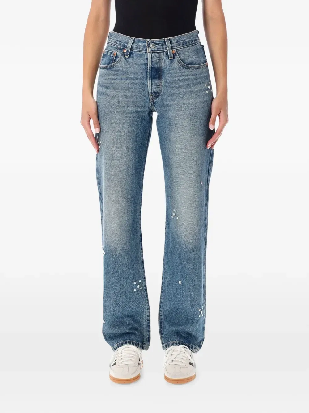 Джинсы с заклепками Levi'S, синий