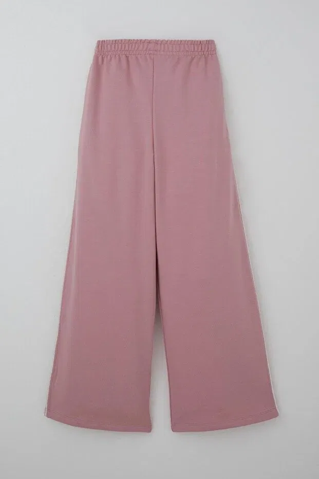 Детские спортивные штаны для девочек с широкой штаниной Breeze, Rose Dry — фото 2
