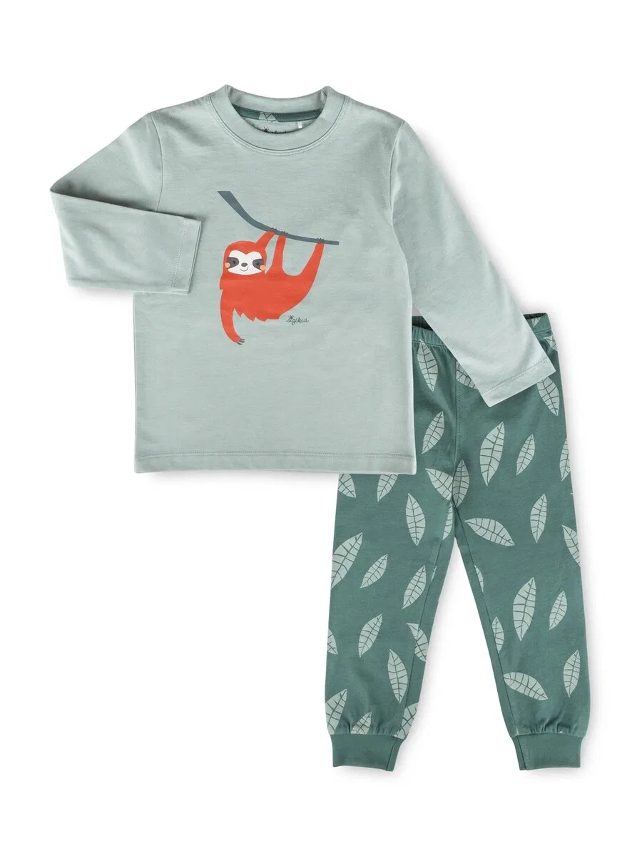 Пижама "Pyjama Nachtwasche" зеленого цвета SIGIKID