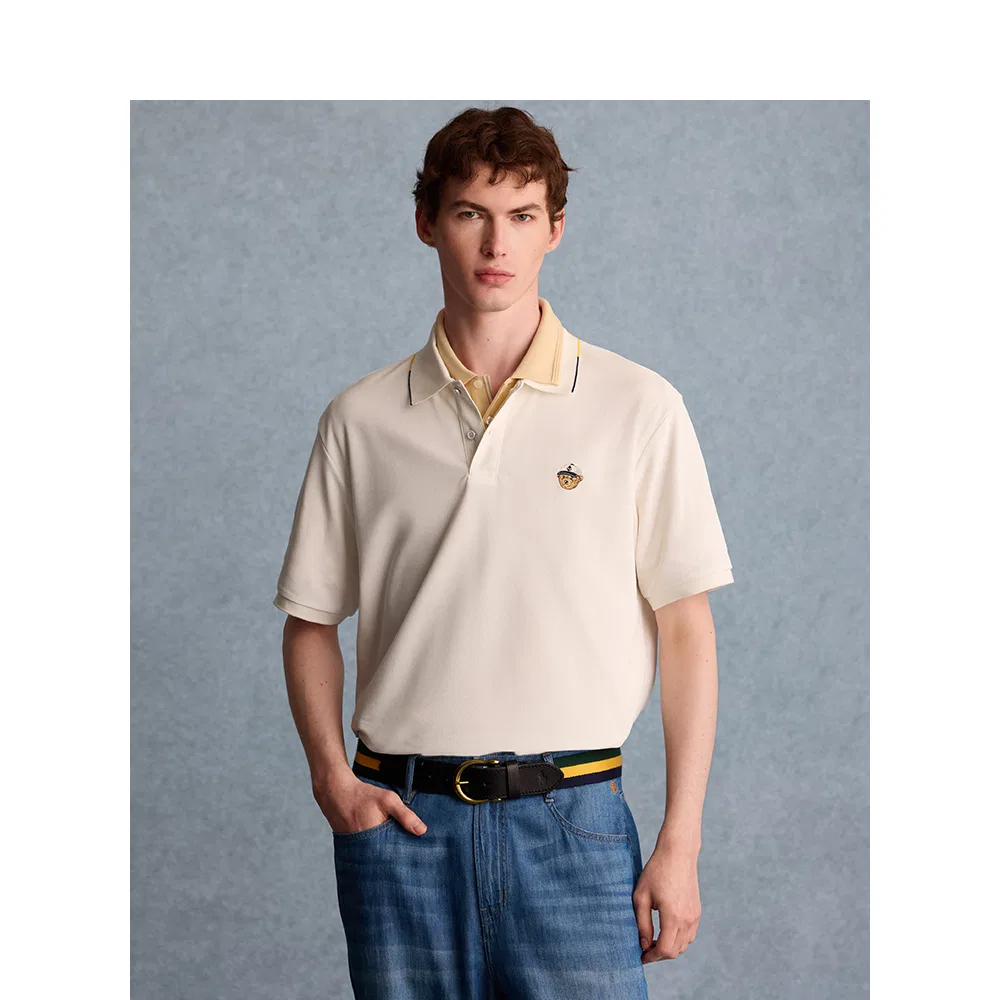 Детское поло Unisex CleanFit Teenie Weenie Men, White — фото 4